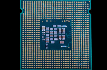 Microprocessor - closeup detail
