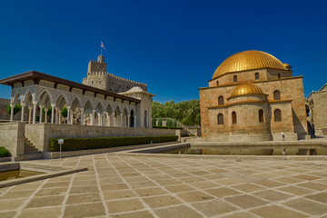 AKHALTSIKHE, GEORGIA - 08 AUGUST 2017: Famous Rabati Castle Complex