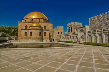 AKHALTSIKHE, GEORGIA - 08 AUGUST 2017: Famous Rabati Castle Complex