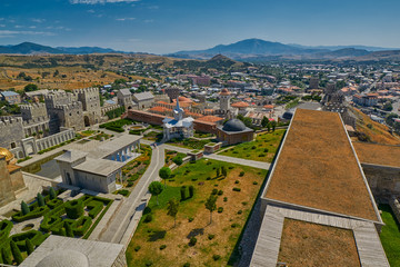 AKHALTSIKHE, GEORGIA - 08 AUGUST 2017: Famous Rabati Castle Complex