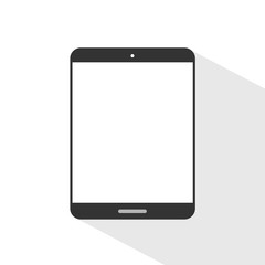 Flat design pad with shadow