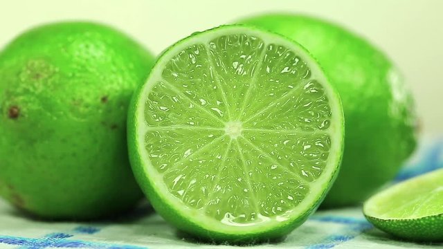 Green limes, citrus aurantiifolia