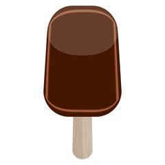 Isolated popsicle illustration