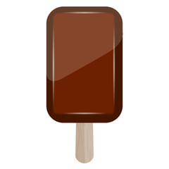 Isolated popsicle illustration