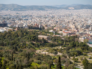 Fototapeta na wymiar Temple of Hephaestus, Athens