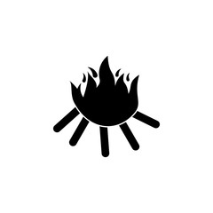 Bonfire vector icon