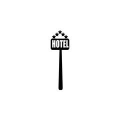 Hotel signboard icon