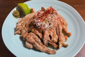 せせりの塩焼き