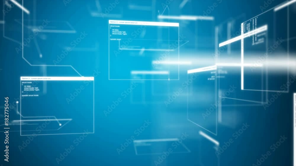Poster 4k flight pass random code text box table element on dark abstract background for futuristic technol