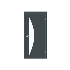 Door icon. Vector illustration