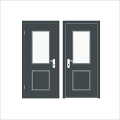 Door icon. Vector illustration