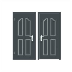 Door icon. Vector illustration