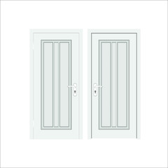 Door icon. Vector illustration