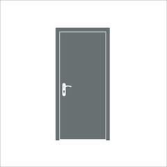 Door icon. Vector illustration