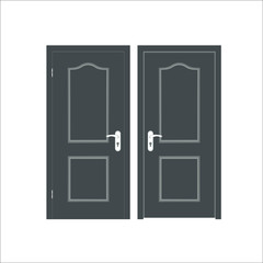 Door icon. Vector illustration