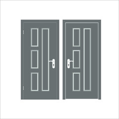 Door icon. Vector illustration