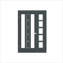 Door icon. Vector illustration