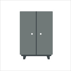 Wardrobe icon. Vector illustration