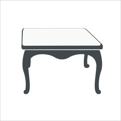 Table icon. Vector illustration