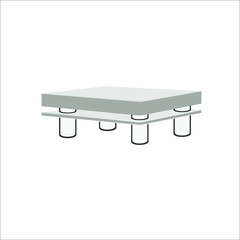 Table icon. Vector illustration