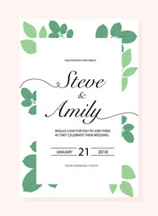wedding invitation card templated