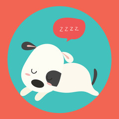 cute dog vector
