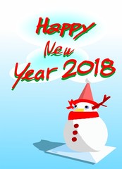 snowman santa deer christmas tree gift snow symbol of celebrate christmas and welcome happy new year