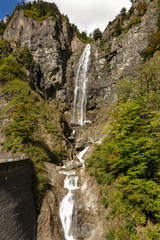 日本の滝　ふくべの大滝　石川県白山市　夏から初秋