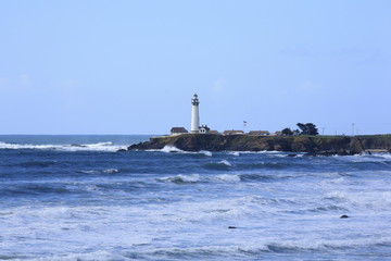 Pigeon Point Light Station, next to CA Route 1