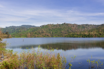 Fototapeta na wymiar Reservoir in Nakhon Ratchasima Province