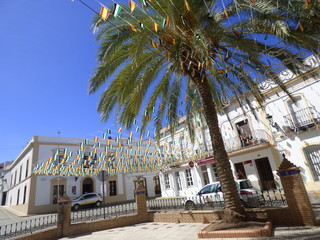 Higuera la Real. Pueblo de Badajoz ( Extremadura, España) cerca de la frontera con la provincia de...