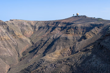 The cliffs of Famara. Mirador de Ermita de las Nieves. Lanzarote. Canary Islands. Spain