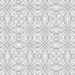 Foto op Plexiglas Classic seamless light vector pattern. Traditional orient ornament. Classic vintage background © Fine Art Studio