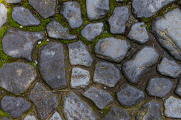 big rock covered ground texture