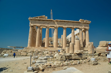 parthenon in Athens greece ancient monuments caryatids