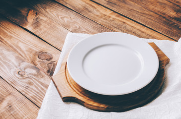 Empty White Plate
