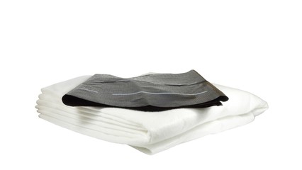 Accessories for watering indoor plants. Capillary mat made of synthetic felt of white color,...