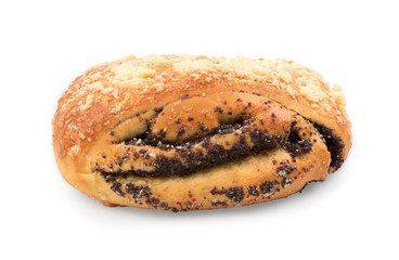 Bun with poppy seeds