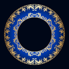 Vector vintage round ornaments.