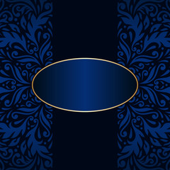 Vector vintage ornamental background.