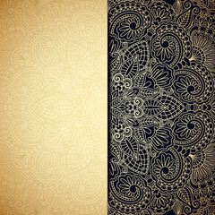 Vector vintage ornamental background.