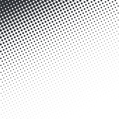 Vector abstract dotted halftone template background. Pop art dotted gradient design element. Grunge halftone textured pattern with dots.