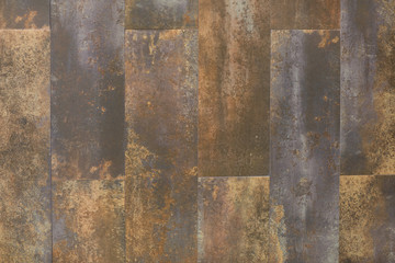 Grunge background of old brown rustic,wooden plank