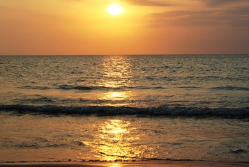 Sonnenuntergang in der Karibik