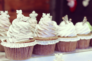 Vienna Christmas Market: Christmas and new year pastries. Winter Season