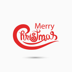 Fototapeta na wymiar Merry Christmas Typographical Design Elements.Merry Christmas vector text calligraphic lettering design card template.Creative typography for Holiday greeting Poster.Calligraphy font style banner.