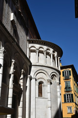 Fototapeta na wymiar Chevert de l'église San Michele à Lucca en Toscane, Italie