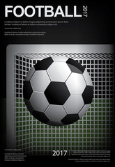 Soccer Football Poster Vestor Illustration