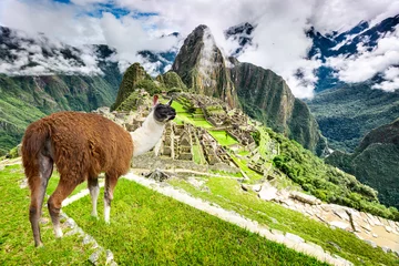 Crédence de cuisine en verre imprimé Machu Picchu Machu Picchu, Cusco, Peru in South America