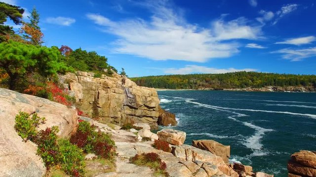 Aerial view of Acadia National Park, Maine